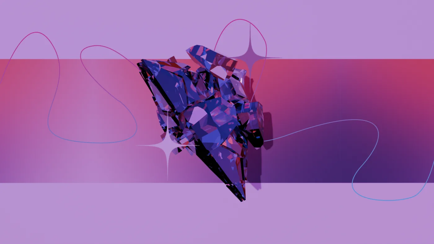 Early pink and purple layout exploration for False Deity
